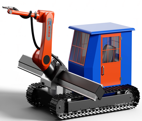 移動式噴砂機器人